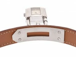 Hermes Silver Stainless Steel And Leather Kelly KE1.210 Women's Wristwatch 20x38MM For Women 12 Hermes Silver Stainless Steel And Leather Kelly KE1.210 Women's Wristwatch 20x38MM For Women -Deals Hermes Store luxury women hermes used watches p227960 005