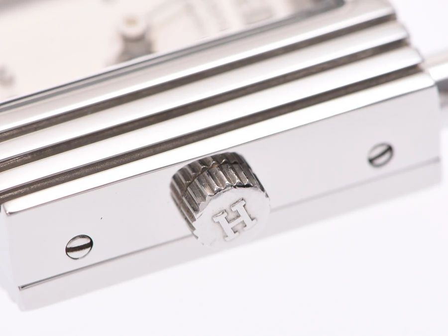 Hermes Silver Stainless Steel And Leather Kelly KE1.210 Women's Wristwatch 20x38MM For Women 8 Hermes Silver Stainless Steel And Leather Kelly KE1.210 Women's Wristwatch 20x38MM For Women - Image 6