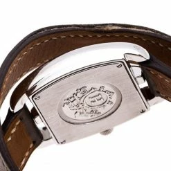 Hermes White Stainless Steel Cape Cod CT1.210 Women's Wristwatch 26MM For Women -Deals Hermes Store luxury women hermes used watches p244363 006