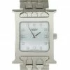 Hermes H Stainless Steel Womens Wristwatch 22 MM For Women -Deals Hermes Store luxury women hermes used watches p24493 001