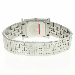 Hermes H Stainless Steel Womens Wristwatch 22 MM For Women -Deals Hermes Store luxury women hermes used watches p24493 004
