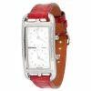 Hermes White Stainless Steel Diamond And Leather Cape Cod Nantucket CC3-230 Women's Wristwatch 20MM For Women -Deals Hermes Store luxury women hermes used watches p278902 002