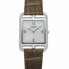 Hermes MOP Diamond Stainless Steel Cape Cod W044215WW00 Women's Wristwatch 29 X 29 MM For Women