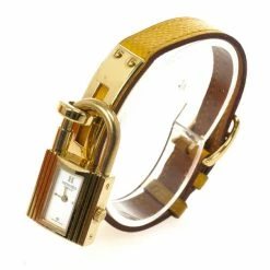 Hermes Kelly SS Leather Womens Wristwatch 20 MM For Women -Deals Hermes Store luxury women hermes used watches p30597 0003