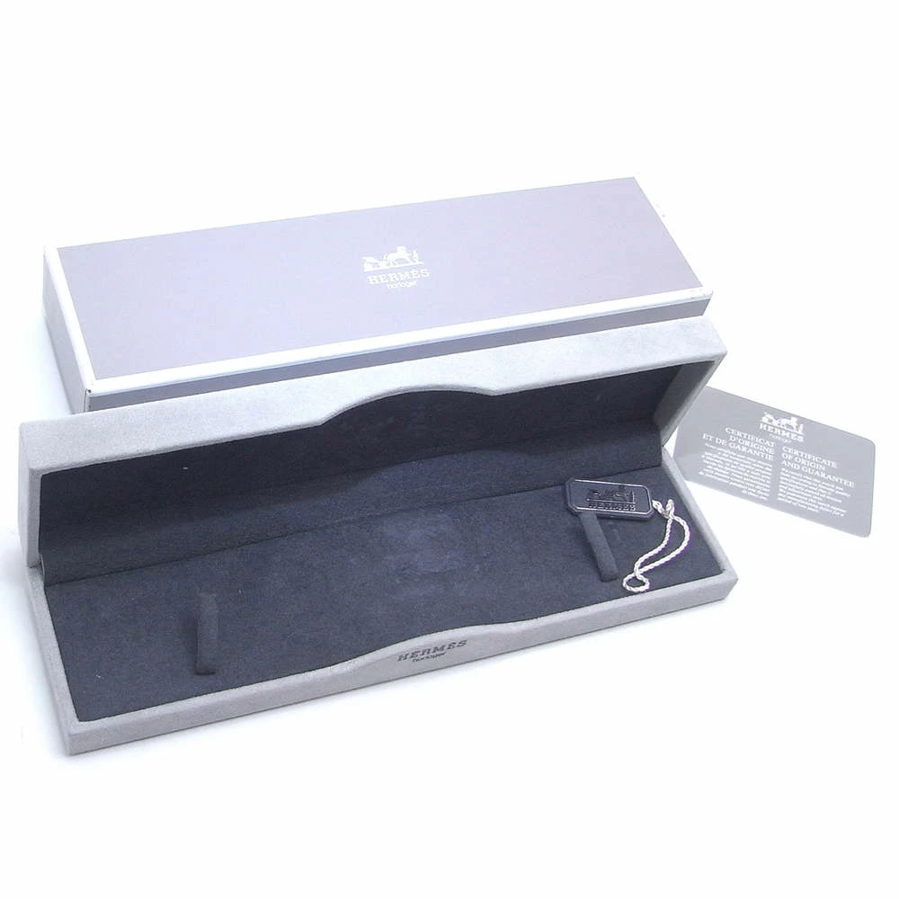 Hermes White Gold Plated Staineless Steel Medor ME1.201 Women's Wristwatch 23 MM For Women 10 Hermes White Gold Plated Staineless Steel Medor ME1.201 Women's Wristwatch 23 MM For Women - Image 8