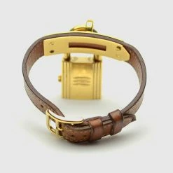 Hermes Gold Brown Leather Kelly Womens Wristwatch 20 MM For Women -Deals Hermes Store luxury women hermes used watches p35186 006