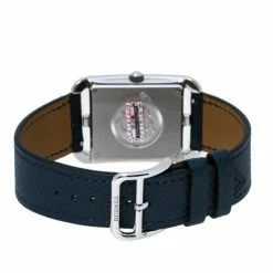 Hermes Blue Stainless Steel Leather Cape Cod CC3.710 Women's Wristwatch 29 Mm For Women -Deals Hermes Store luxury women hermes used watches p355814 1605414152 003