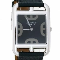 Hermes Blue Stainless Steel Leather Cape Cod CC3.710 Women's Wristwatch 29 Mm For Women -Deals Hermes Store luxury women hermes used watches p355814 1605414171 008
