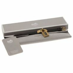 Hermes Black Gold-Plated Stainless Steel Kelly Women's Wristwatch 20MM For Women -Deals Hermes Store luxury women hermes used watches p47216 0006