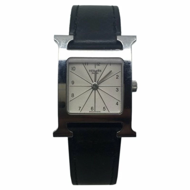 Hermes Off-White Stainless Steel Heure H Women's Wristwatch 26MM For Women 4 Hermes Off-White Stainless Steel Heure H Women's Wristwatch 26MM For Women - Image 2