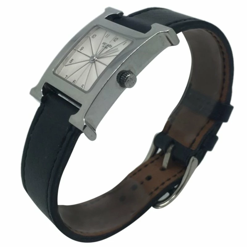 Hermes Off-White Stainless Steel Heure H Women's Wristwatch 26MM For Women 5 Hermes Off-White Stainless Steel Heure H Women's Wristwatch 26MM For Women - Image 3