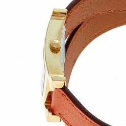 Hermes White Gold Plated Stainless Steel Leather Double Tour HS036737WW00 Women's Wristwatch 21 Mm For Women -Deals Hermes Store luxury women hermes used watches p505143 1633500460 007