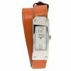 Hermes White Stainless Steel Kelly 2 Double Tour Women's Wristwatch 16MM For Women -Deals Hermes Store luxury women hermes used watches p52718 001