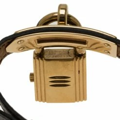 Hermes Black Stainless Steel Kelly Women's Wristwatch 20MM For Women -Deals Hermes Store luxury women hermes used watches p56311 004