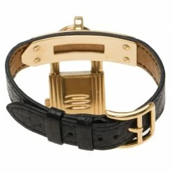 Hermes Black Stainless Steel Kelly Women's Wristwatch 20MM For Women -Deals Hermes Store luxury women hermes used watches p56311 005