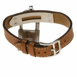 Hermes White Stainless Steel Kelly Women's Wristwatch 20M For Women -Deals Hermes Store luxury women hermes used watches p56313 005