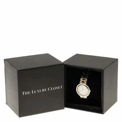 Hermes White Gold-Plated Stainless Steel Clipper Women's Wristwatch 30MM For Women 13 Hermes White Gold-Plated Stainless Steel Clipper Women's Wristwatch 30MM For Women -Deals Hermes Store luxury women hermes used watches p57017 006