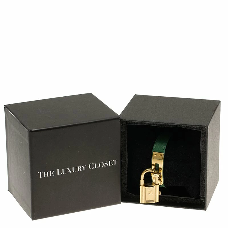 Hermes Champagne Gold-Plated Steel Kelly Women's Wristwatch 20MM For Women 8 Hermes Champagne Gold-Plated Steel Kelly Women's Wristwatch 20MM For Women - Image 6