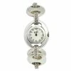 Hermes White Silver Vintage Women's Wristwatch 25 Mm For Women -Deals Hermes Store luxury women hermes used watches p579057 003