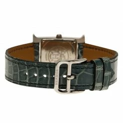 Hermes White Stainless Steel Heure H Women's Wristwatch 21MM For Women -Deals Hermes Store luxury women hermes used watches p60250 005