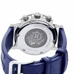 Hermes Silver Stainless Steel Rubber Clipper CP2.410 Women's Wristwatch 36 Mm For Women -Deals Hermes Store luxury women hermes used watches p603248 004