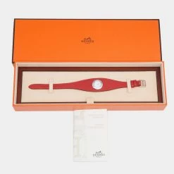 Hermes White Stainless Steel 1P Diamond Leather Faubourg Manchette W042630WW00 Women's Wristwatch 19.50 Mm For Women 17 Hermes White Stainless Steel 1P Diamond Leather Faubourg Manchette W042630WW00 Women's Wristwatch 19.50 Mm For Women -Deals Hermes Store luxury women hermes used watches p628481 001