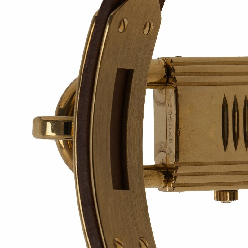 Hermes Gold Gold-Plated Stainless Steel Kelly Women's Wristwatch 20MM For Women 6 Hermes Gold Gold-Plated Stainless Steel Kelly Women's Wristwatch 20MM For Women - Image 4