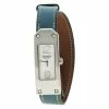 Hermes Mother Of Pearl Diamond Stainless Steel Kelly 2 K1.230 Double Tour Women's Wristwatch 15MM For Women