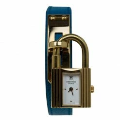 Hermes White Stainless Steel Kelly Women’s Wristwatch 20MM For Women