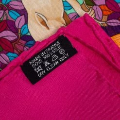 Hermes Hermès Rose Au Coeur De La Vie Silk Scarf For Women -Deals Hermes Store luxury women ralph lauren used accessories p441547 001