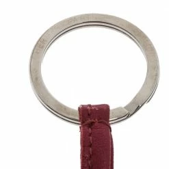 Hermes Ruby Lambskin Leather Carmen Tassel Keychain For Women -Deals Hermes Store luxury women valentino used accessories p301364 002