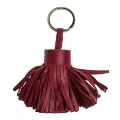 Hermes Ruby Lambskin Leather Carmen Tassel Keychain For Women -Deals Hermes Store luxury women valentino used accessories p301364 003